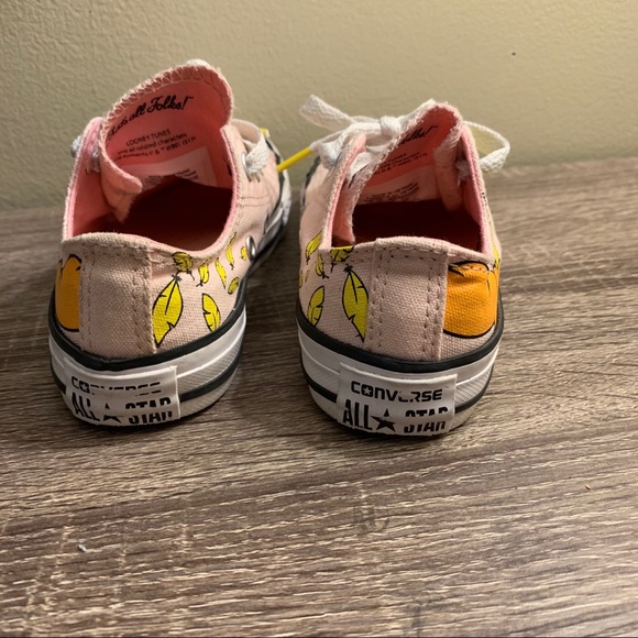 Girls Tweety Converse Shoes - Picture 7 of 10